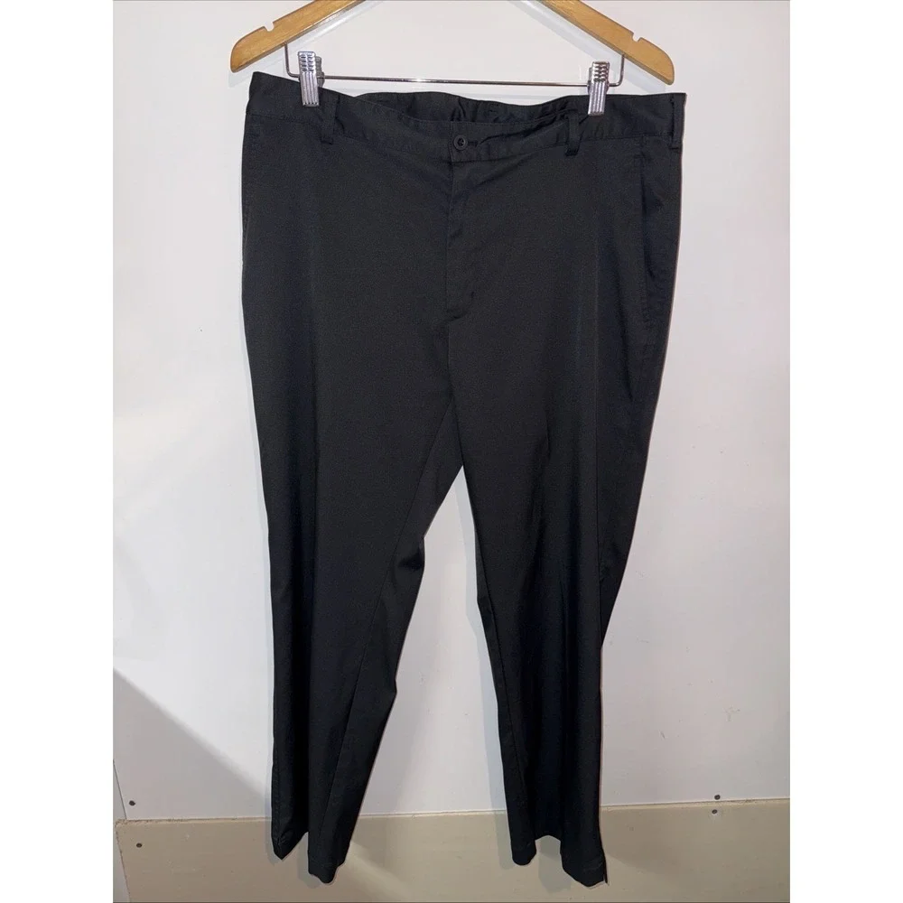 Nike Golf Pants Dri-FIT Men's 36x30 Black Stretch Performance Golf Slacks